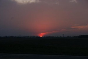 Sunset ~ 4:35 pm (cst)
